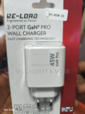 RE-LOAD 2-Port \Text{GaN}^3 Pro Wall Charger