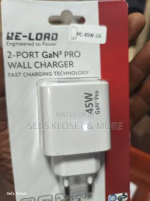 RE-LOAD 2-Port \Text{GaN}^3 Pro Wall Charger