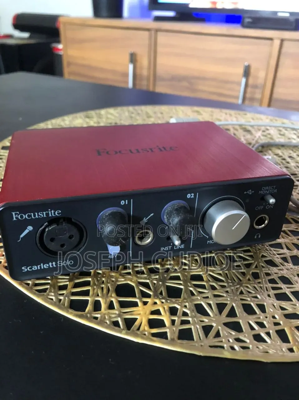 Focusrite Scarlett Solo (3rd Gen) USB Studio Soundcard