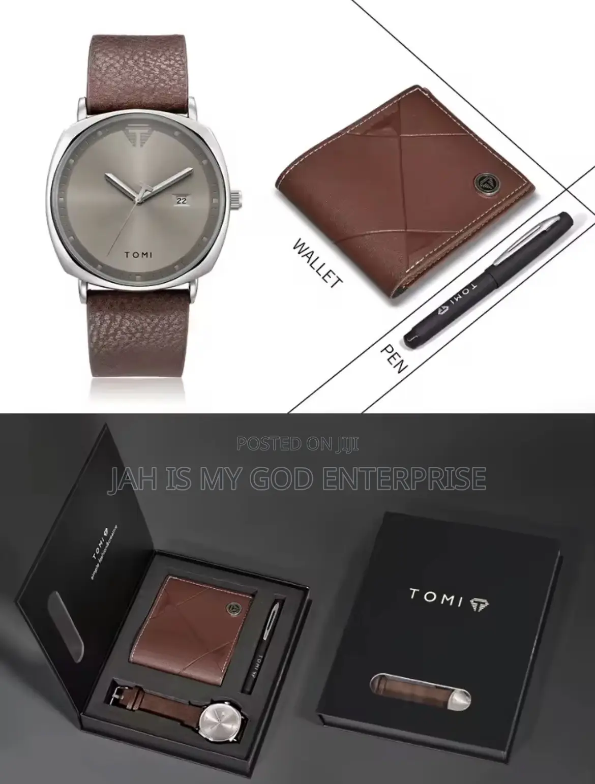 Tomi 3pcs Set Business Men Watch