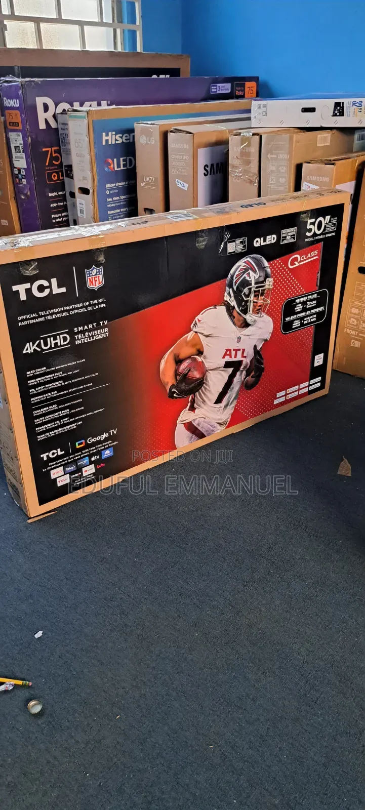 TCL 50" Class Qled 50q671g Uhd Smart Google TV American Type