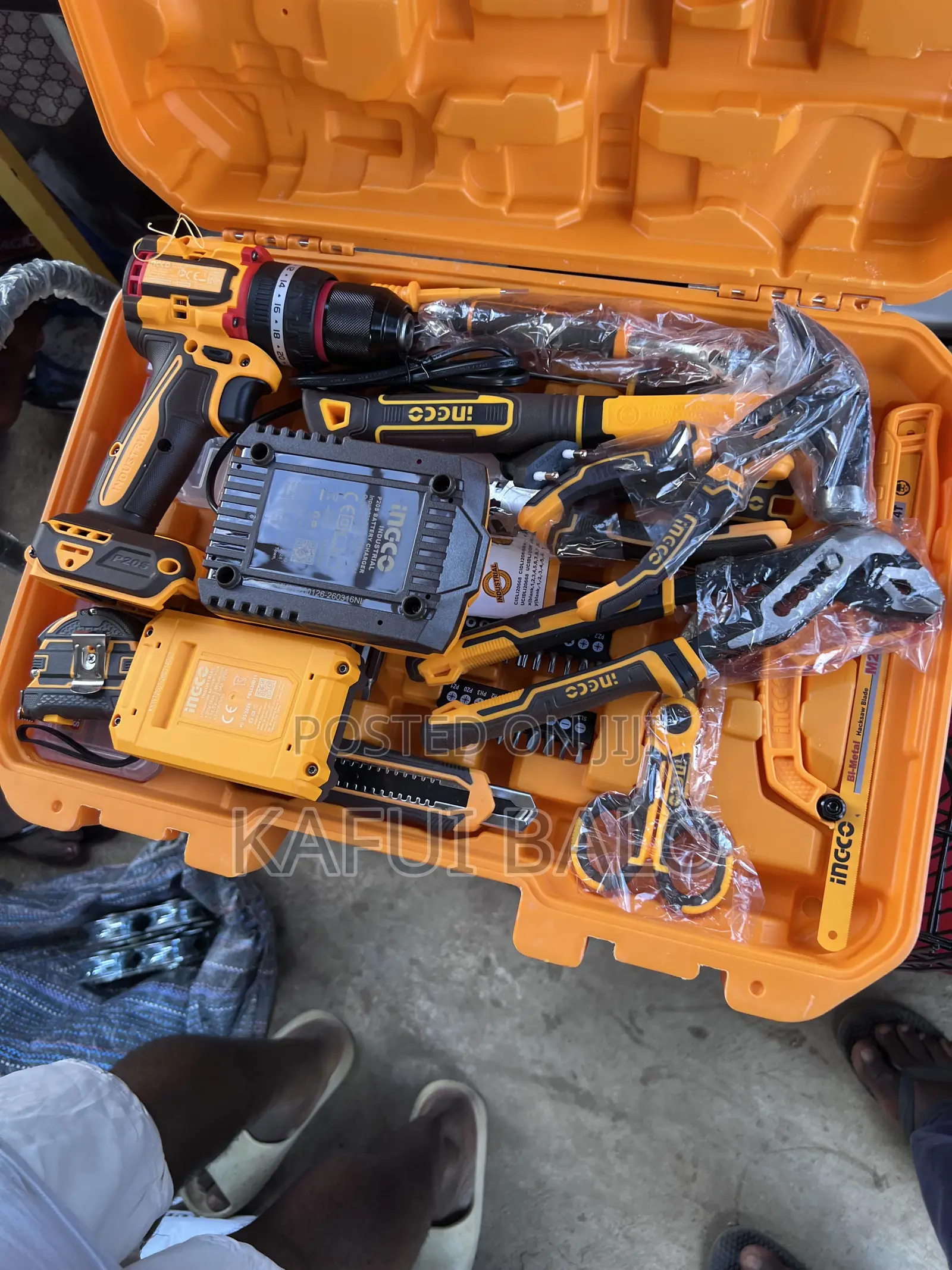 Cordless Drill With Tool Set