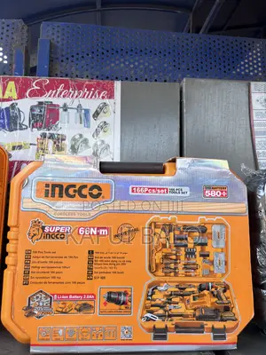 Cordless Drill With Tool Set
