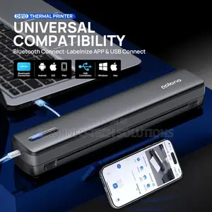 POLONO Portable Printer Wireless , D810 Bluetooth Thermal Printer