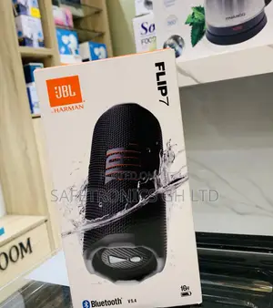 Sleek and Affordable Bluetooth Black JBL Flip 6 Speaker