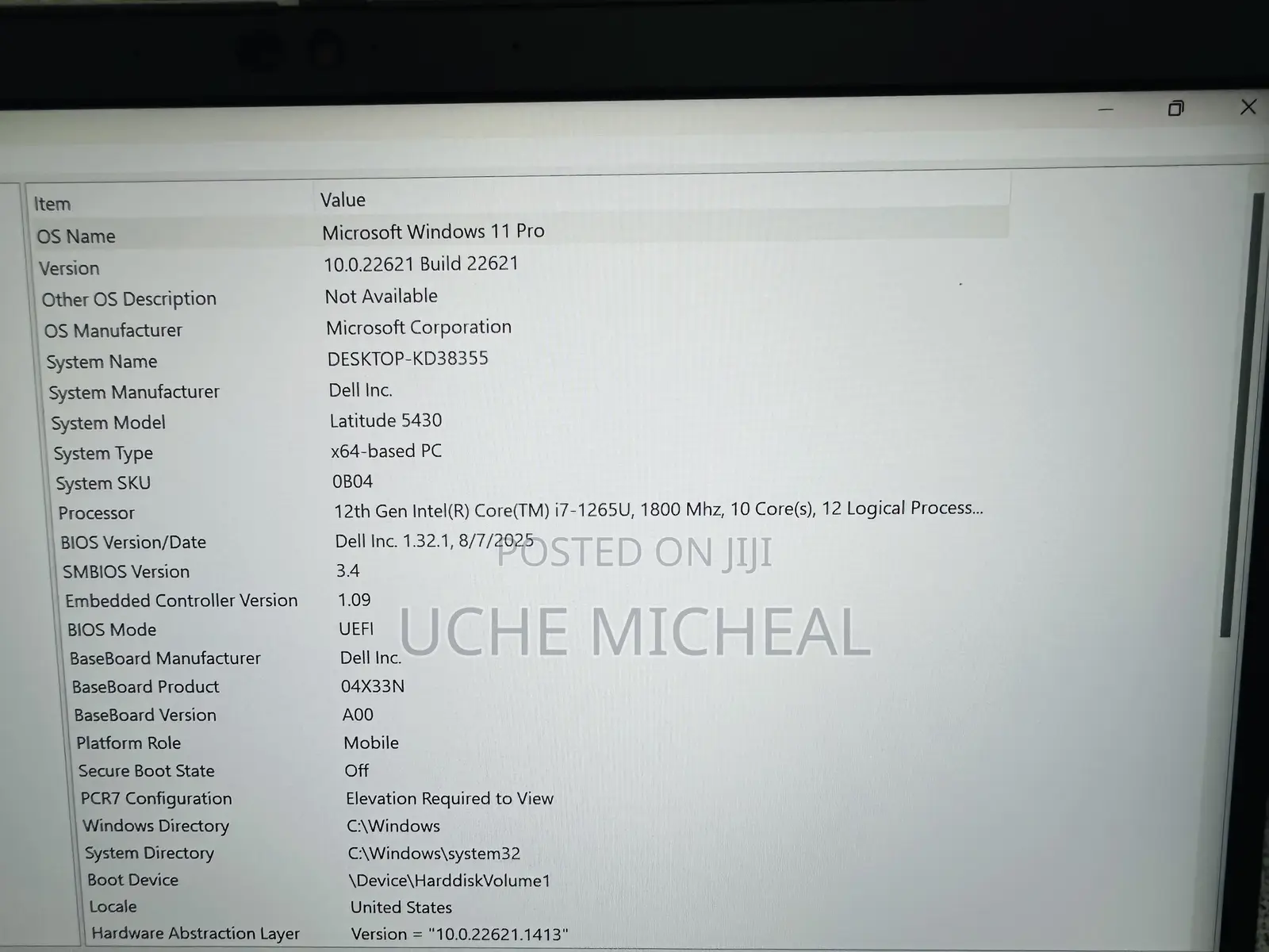 Laptop Dell Latitude 5430 16GB Intel Core i7 SSD 256GB