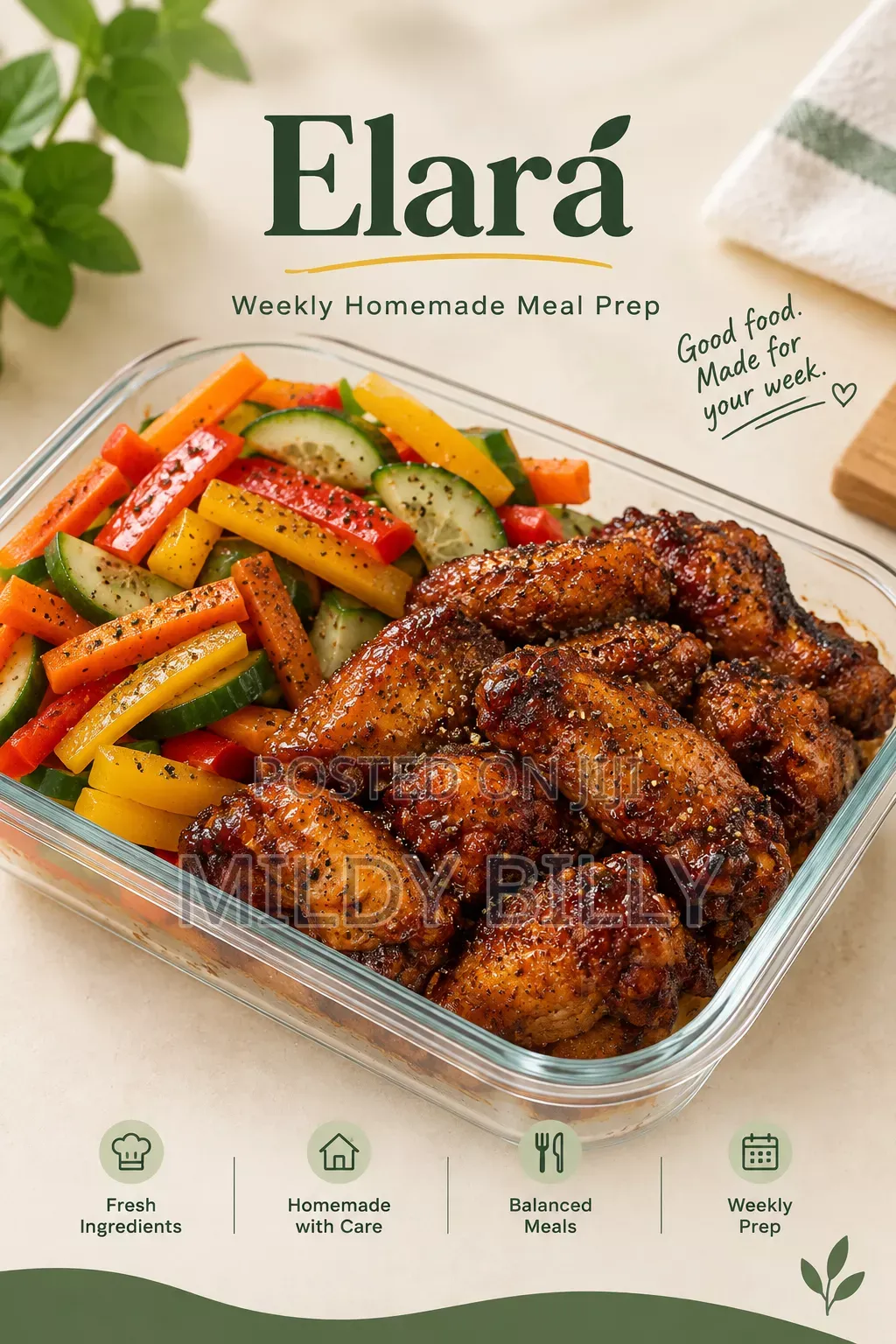 Weekly Meal Preparation Delivery