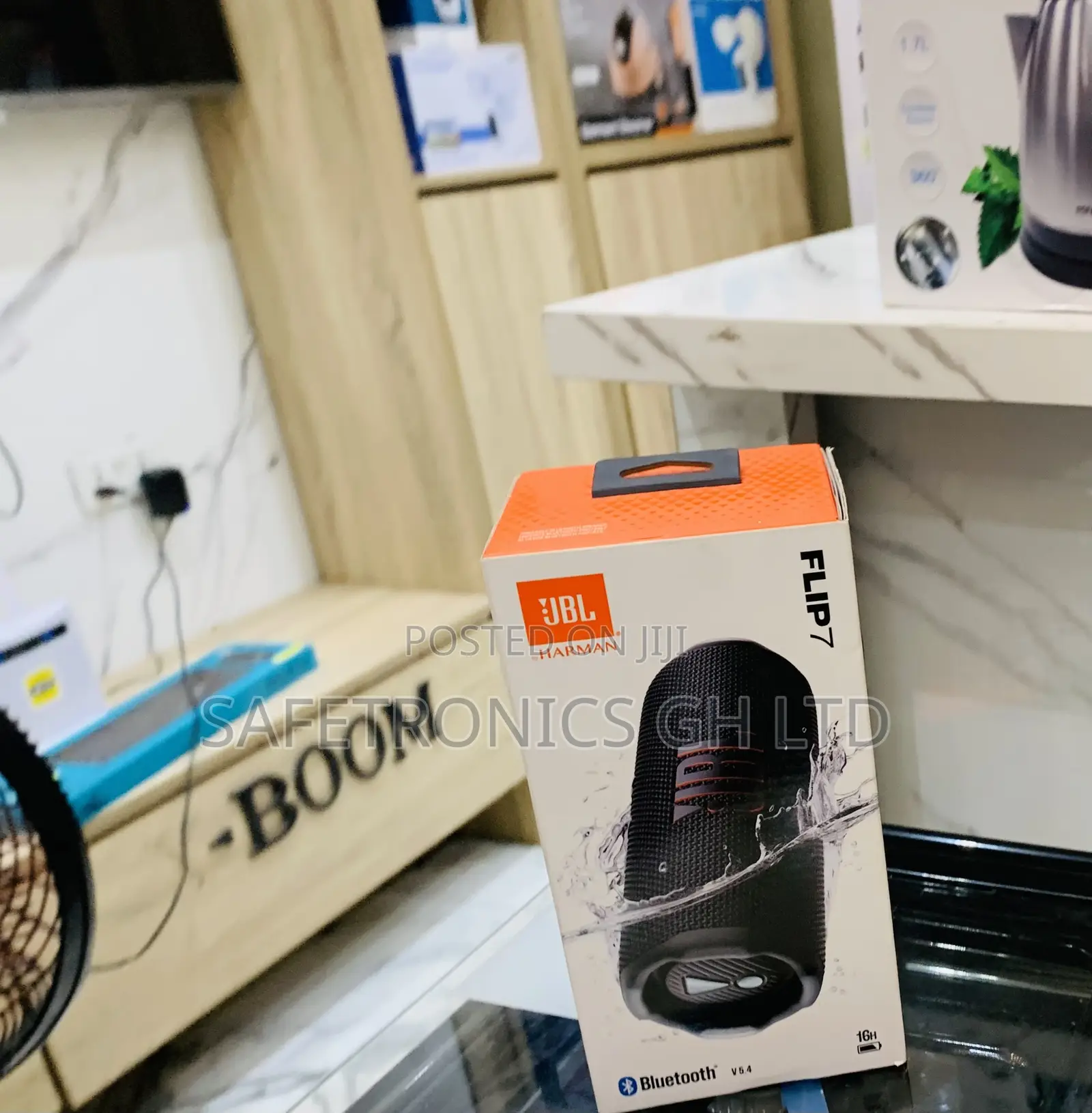 Super Quality Black Bluetooth JBL Flip 7 Speaker