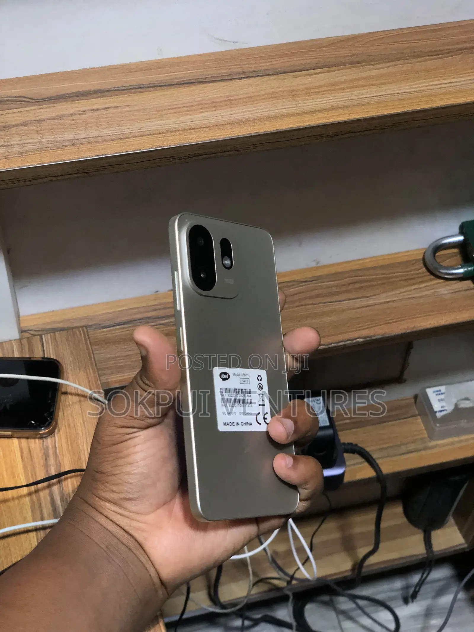 New Itel A100C 64 GB Gold
