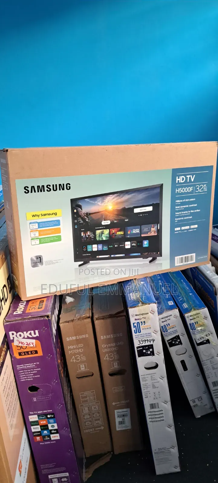 Samsung 32" Smart HD 2025 H5000F Apple Airplay Netflix YouTube