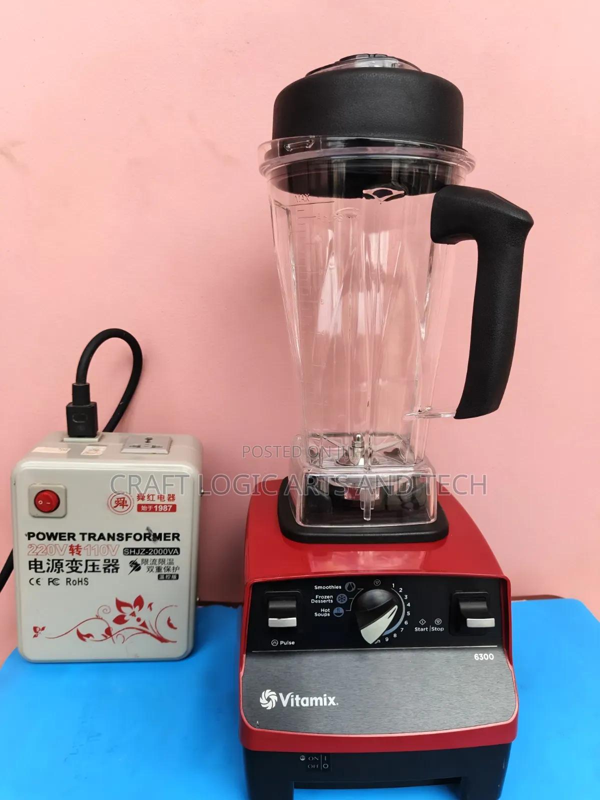 Vitamix Professional Blender 6300 Plus Step Down Transformer 1380W