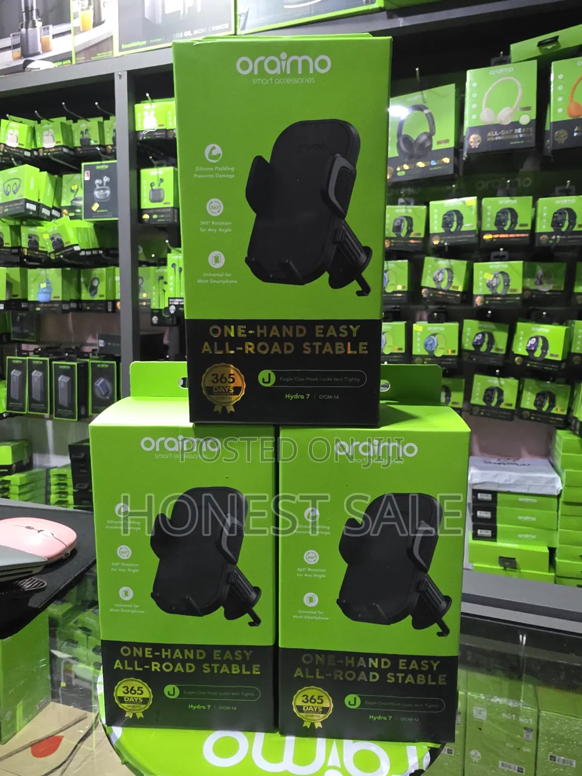 Oraimo Hydra 7 Car Mobile Phone Holder