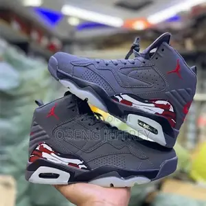 Original Air Jordan 6 MVP Gray/ Gym Red