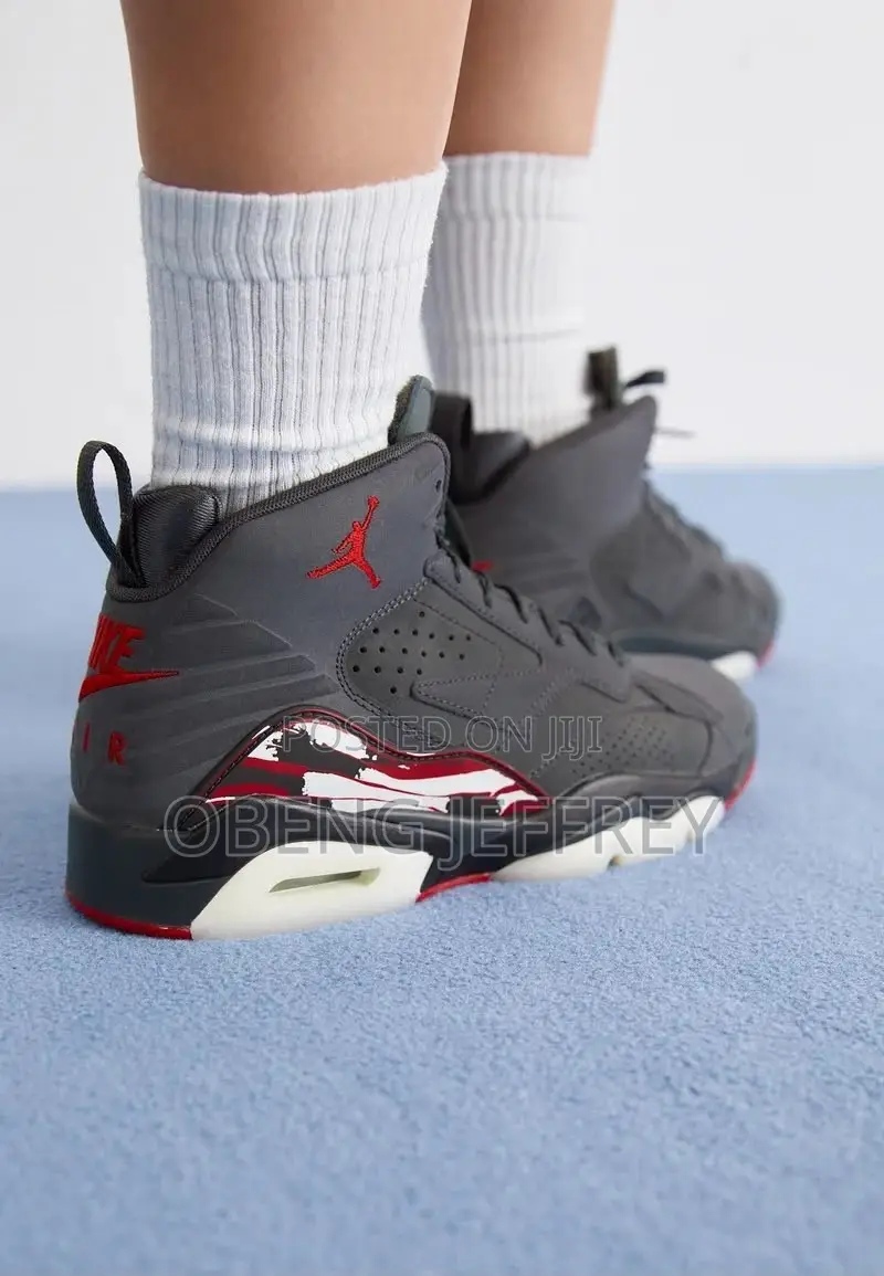 Original Air Jordan 6 MVP Gray/ Gym Red