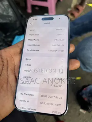 Apple iPhone Air 256 GB White