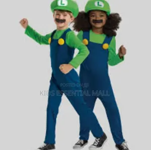 Super Mario Cartoon or Book Costume for Boys and Girls
