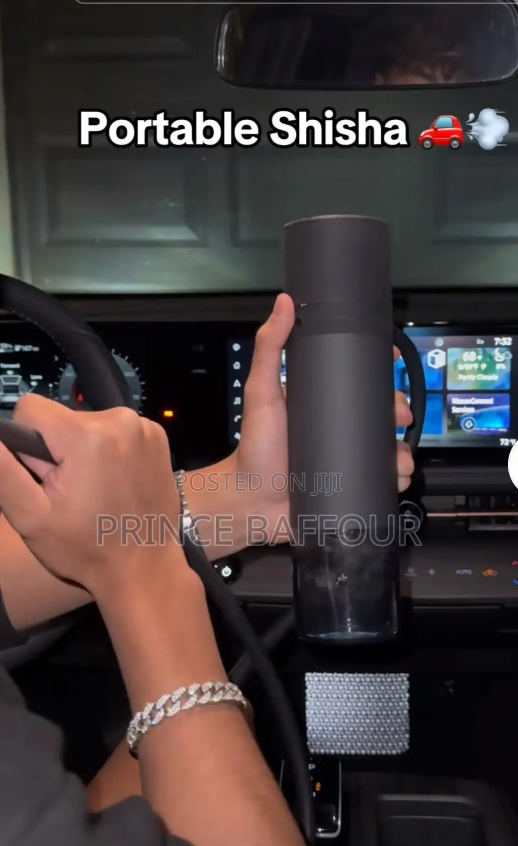 Portable Shisha Pot to Use in Car and Everywhere
