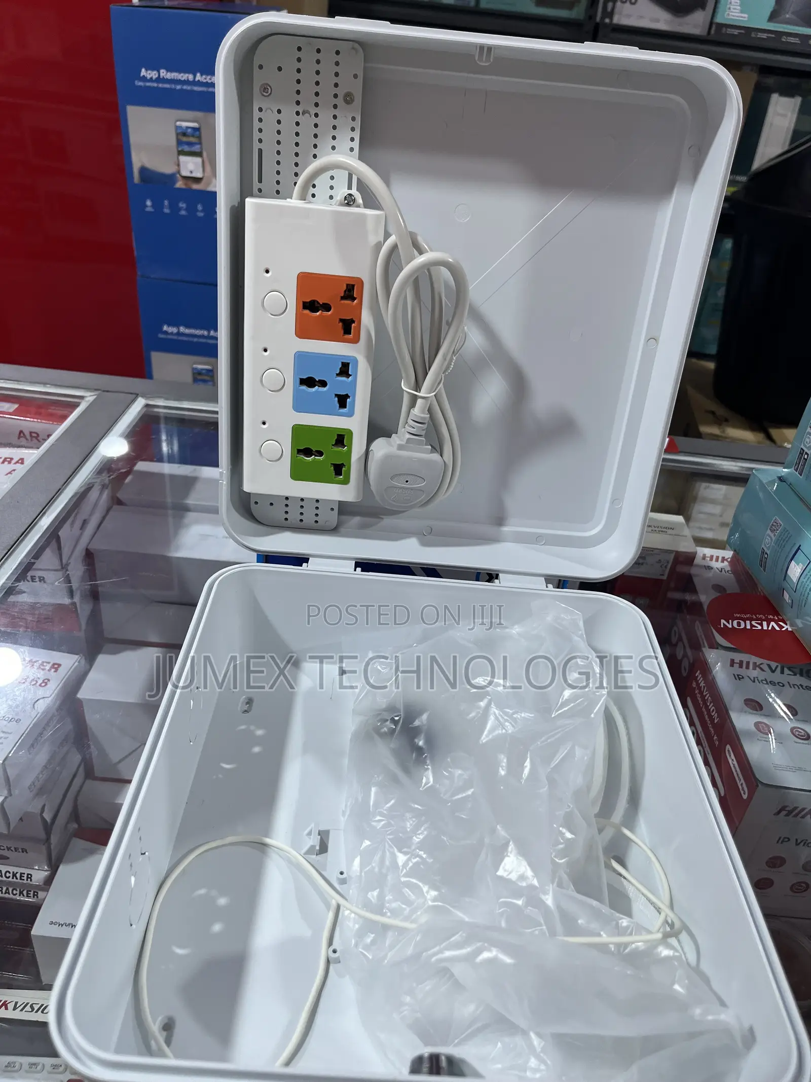 CCTV DVR / Switch Box 2u Plastic Cabinet With Extension