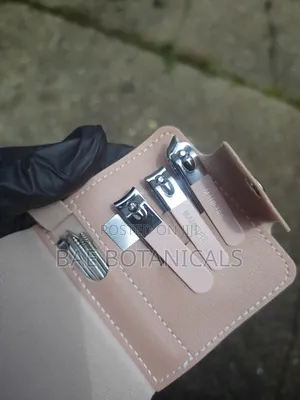 Manicure Care Set in Leather Packet