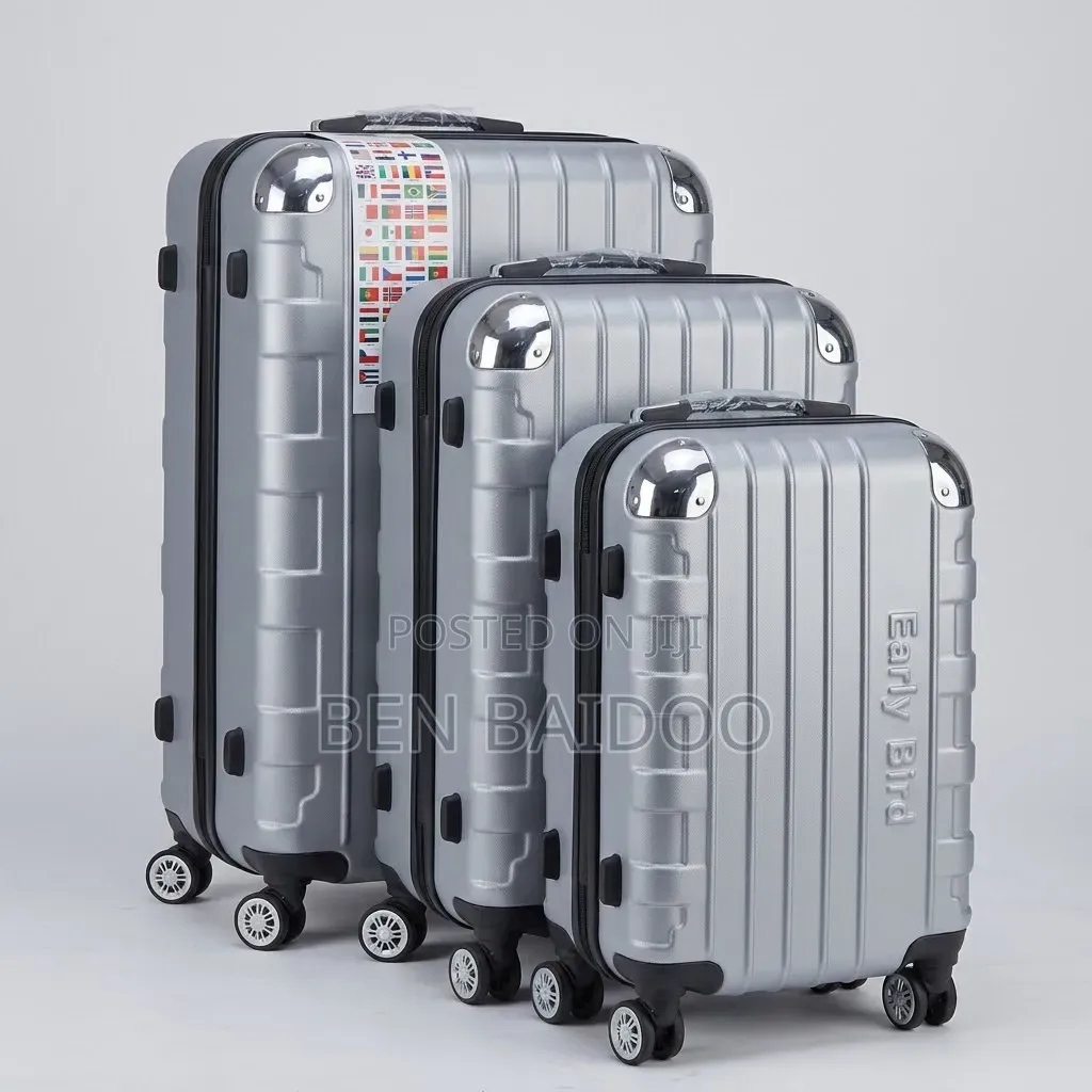 Plastic Travelling Bags 3 in One Set(Multi Colors)