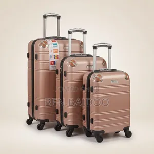 Plastic Travelling Bags 3 in One Set(Multi Colors)