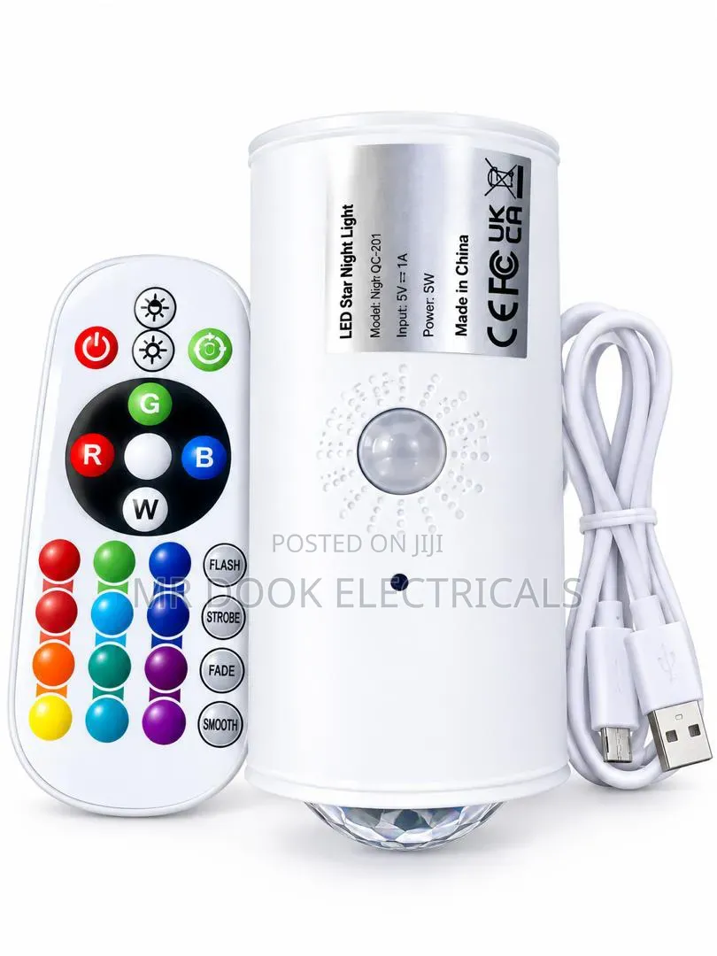 5W RGB Smart Wall Sticker Light With Remote Control