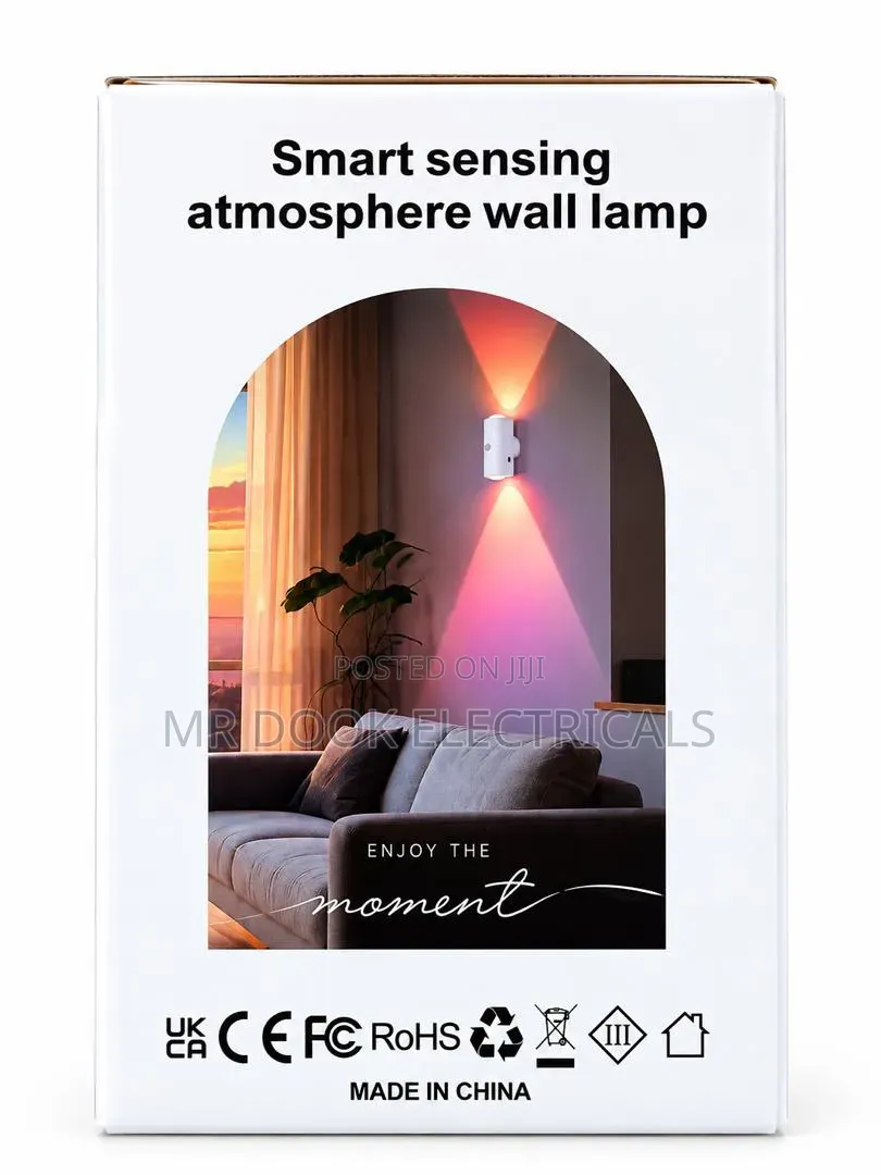 5W RGB Smart Wall Sticker Light With Remote Control