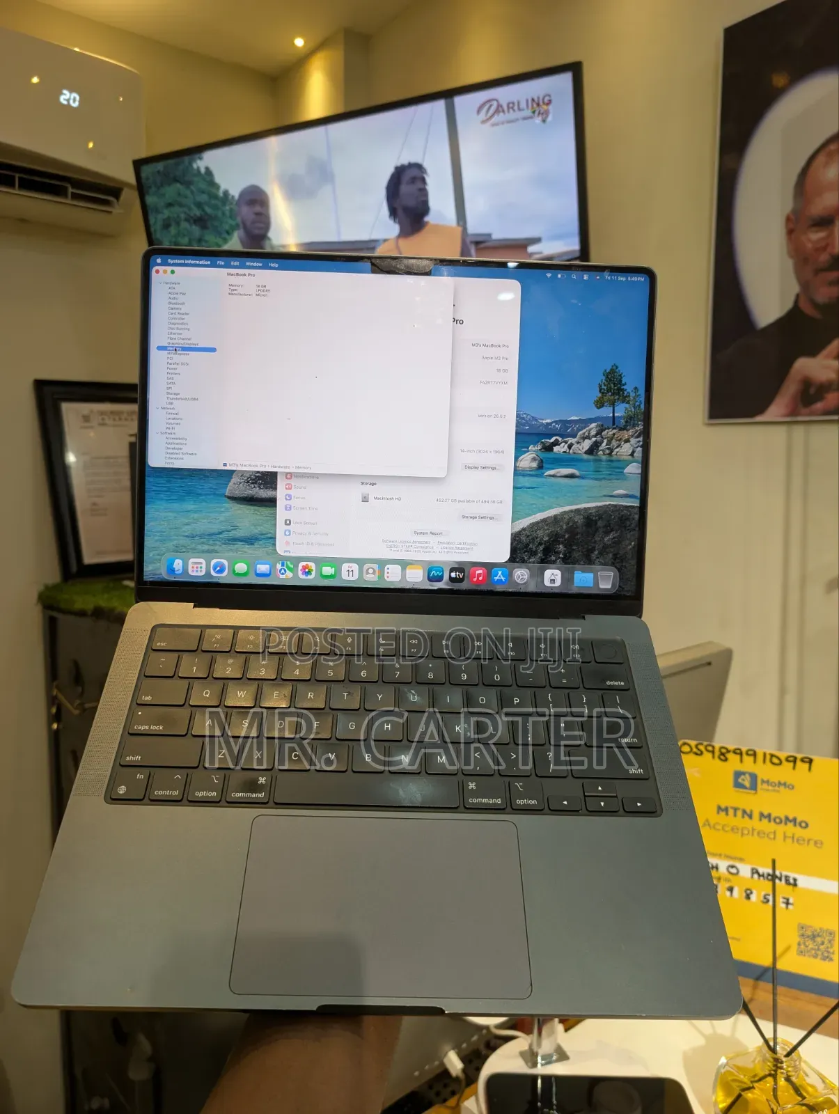 New Laptop Apple MacBook Pro 2023 M3 Pro 18GB Apple M3 Pro SSD 512GB