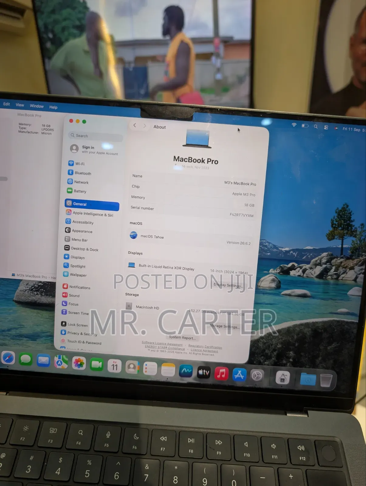 New Laptop Apple MacBook Pro 2023 M3 Pro 18GB Apple M3 Pro SSD 512GB