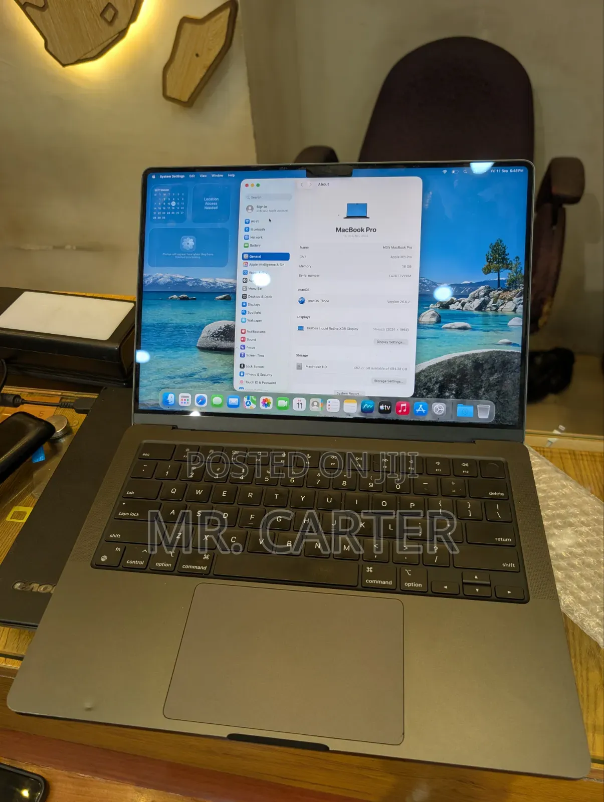 New Laptop Apple MacBook Pro 2023 M3 Pro 18GB Apple M3 Pro SSD 512GB