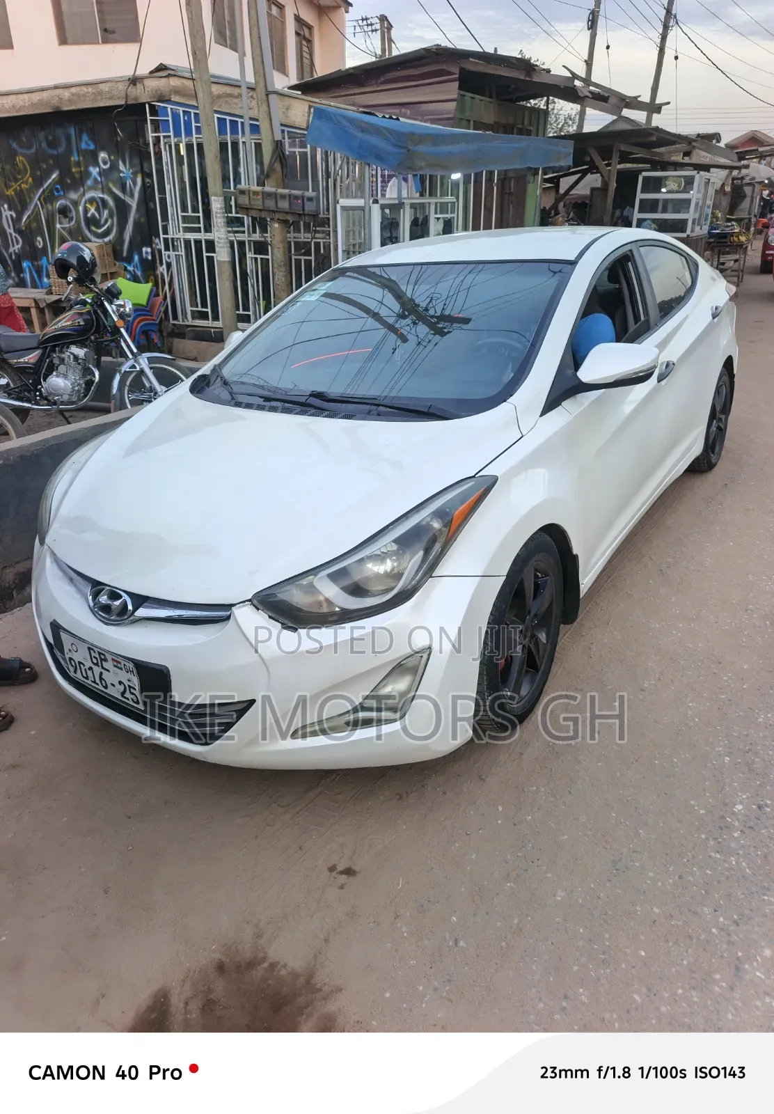 Hyundai Elantra Limited 4dr Sedan (1.8L 4cyl 6A) 2015 White
