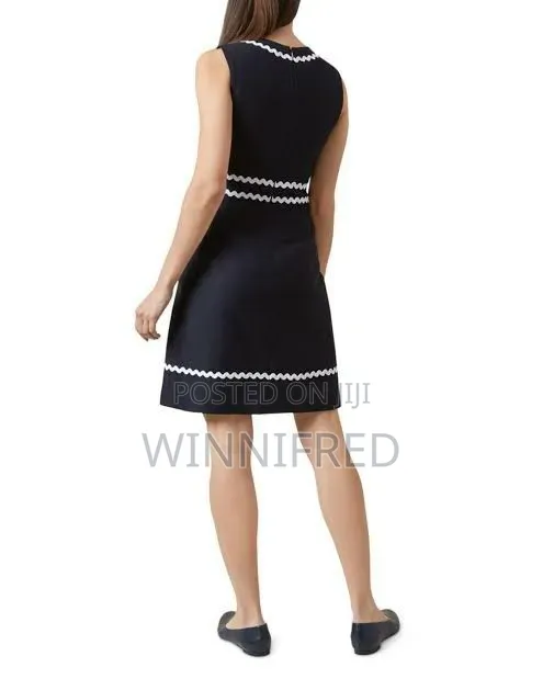 Hobbs London Melonie Ric Rac-Trim Dress