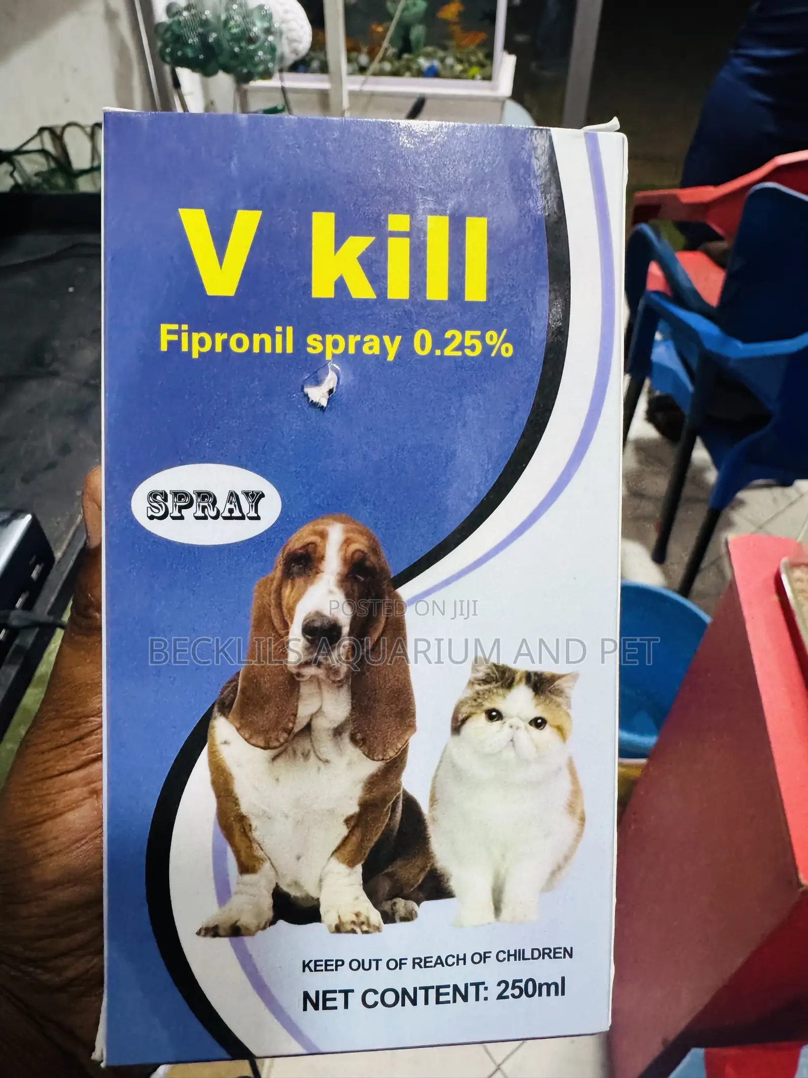 V- Kil , Tick and Flea Spray for Dogs N Cat