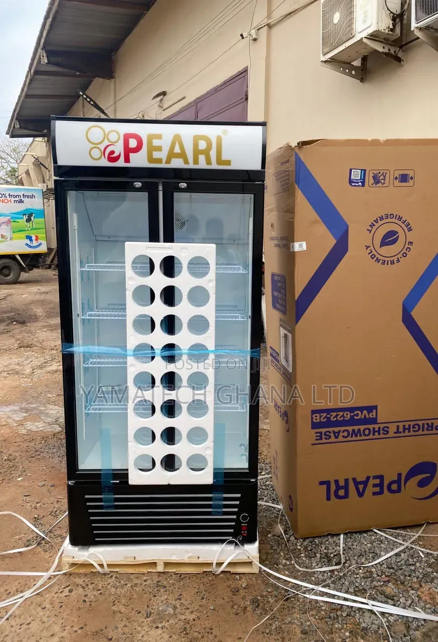 Pearl 510 Litre Double Door Display Fridge