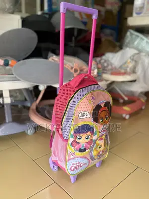 Single Trolley School Bag Girl