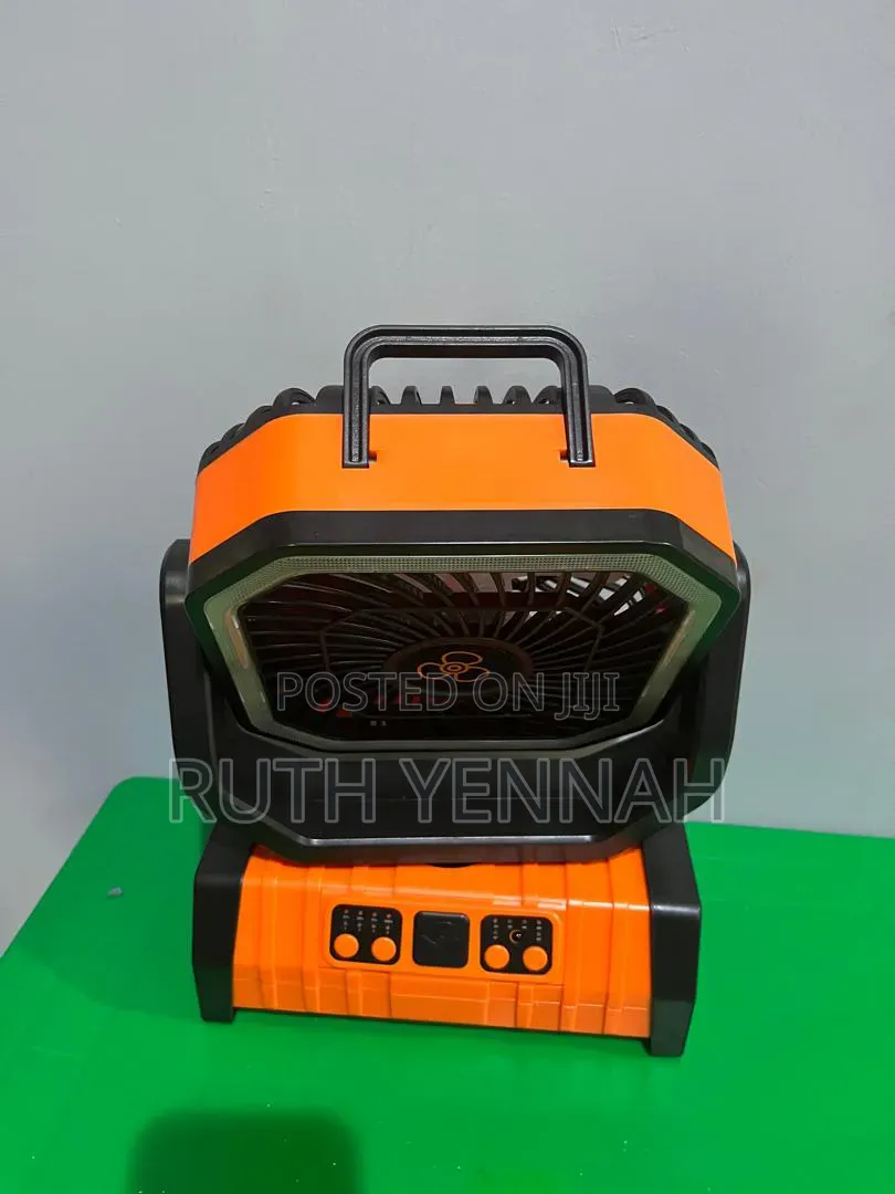 Chargeable Fan With Light and 20000 Power