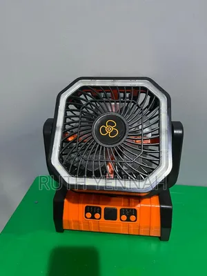 Chargeable Fan With Light and 20000 Power
