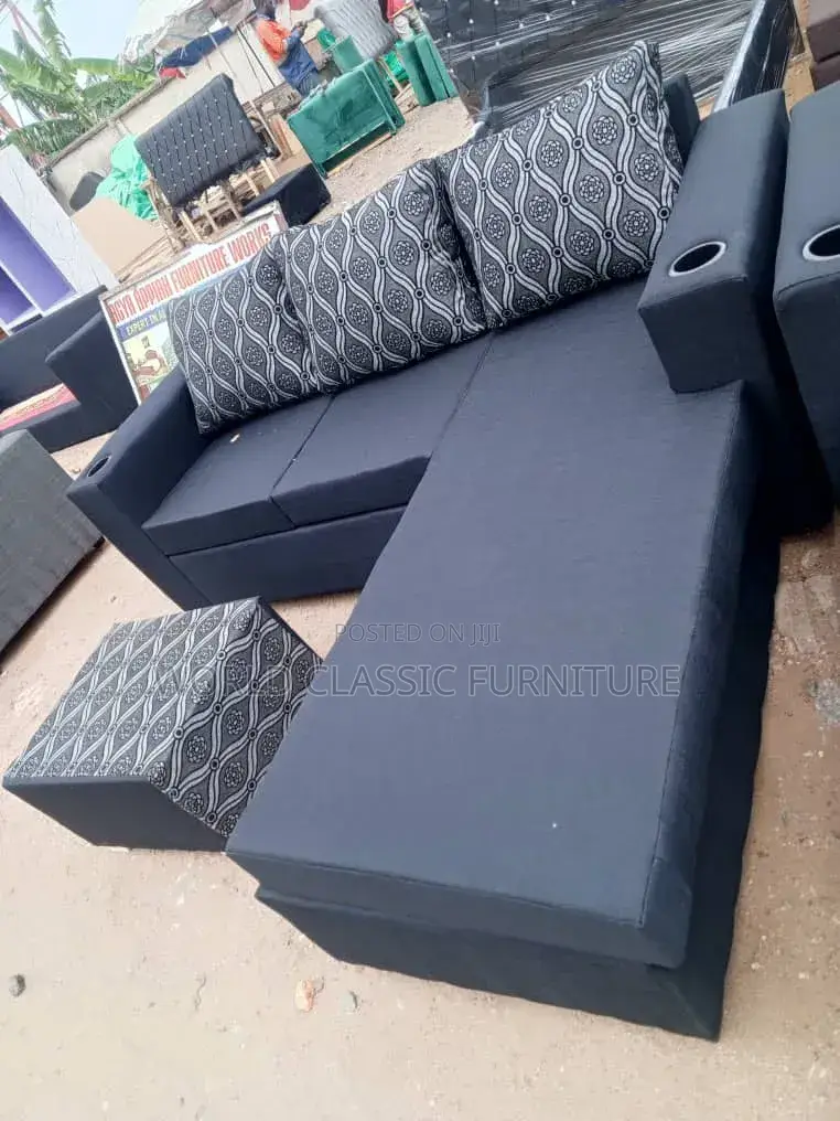 Luxury Modern L-Shaped Home Theater Sectional Sofa