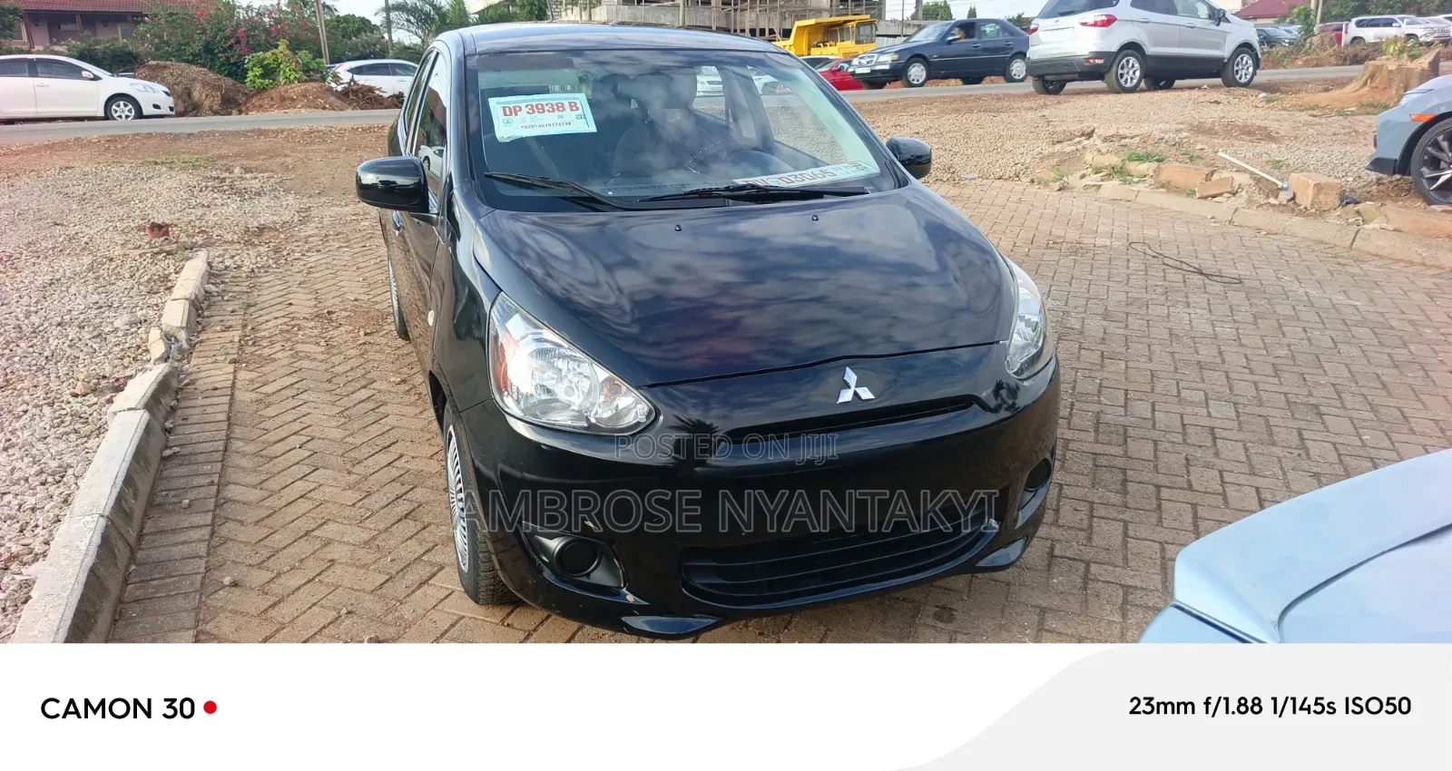 Mitsubishi Mirage DE 4dr Hatchback (1.2L 3cyl 5M) 2015 Black
