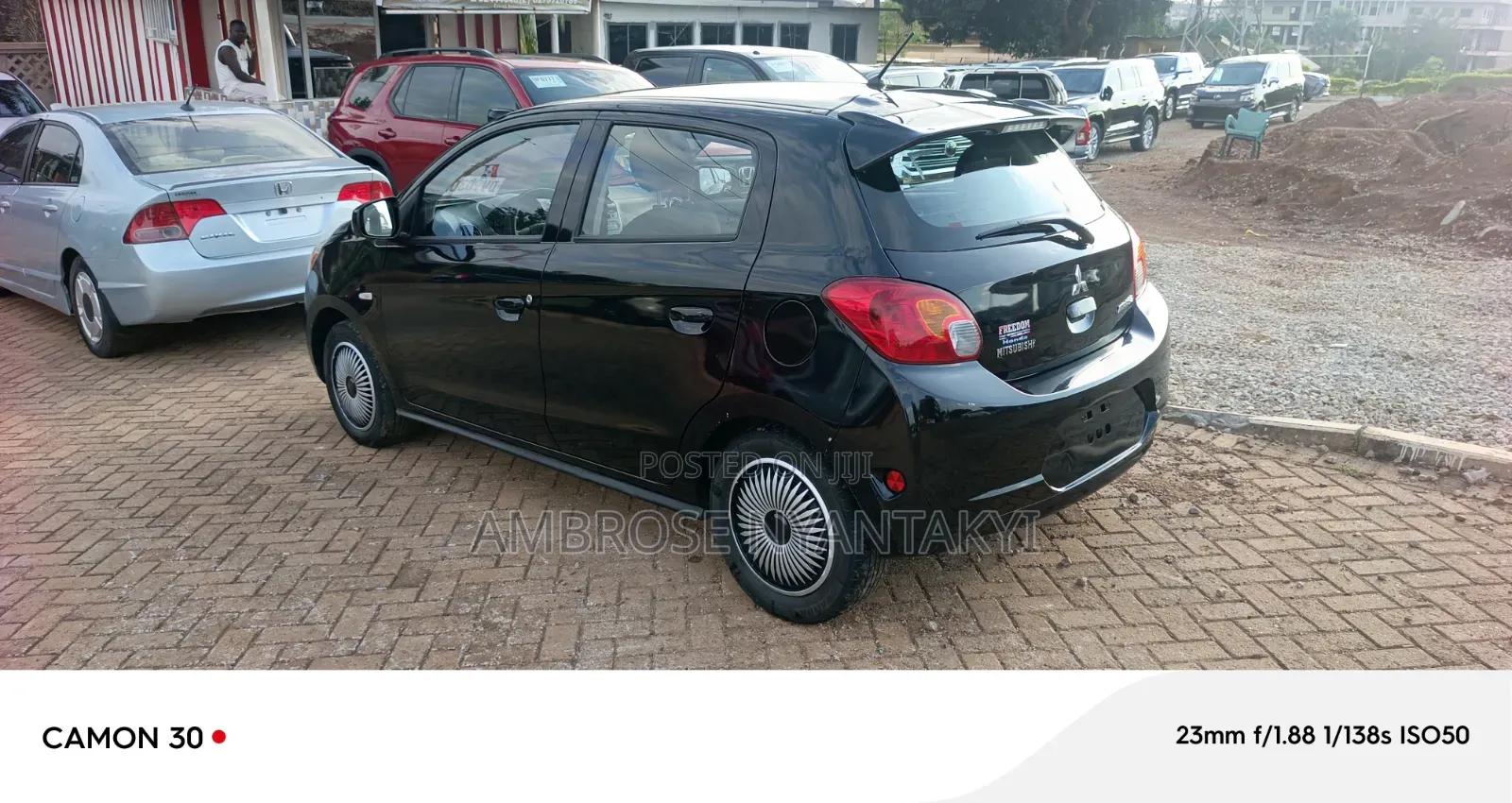 Mitsubishi Mirage DE 4dr Hatchback (1.2L 3cyl 5M) 2015 Black