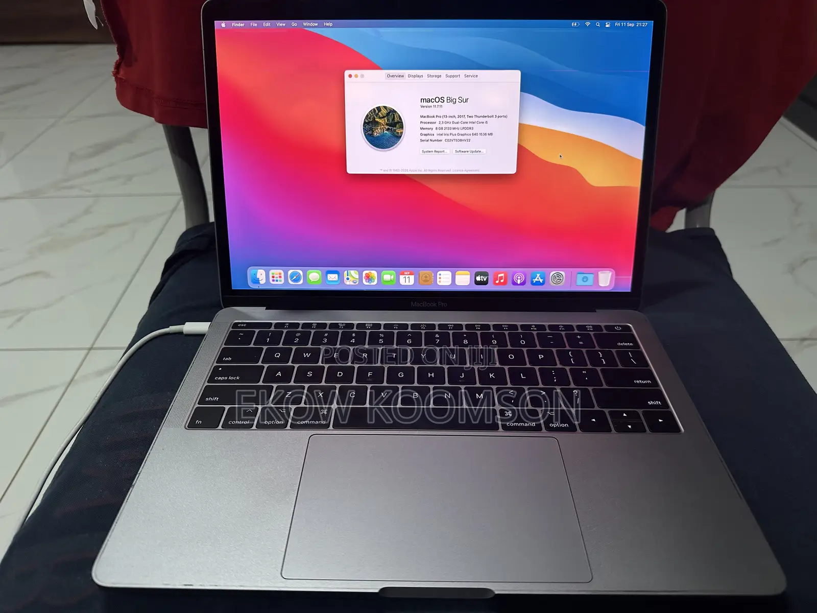 Laptop Apple MacBook Pro 2017 8GB Intel Core i5 SSD 128GB