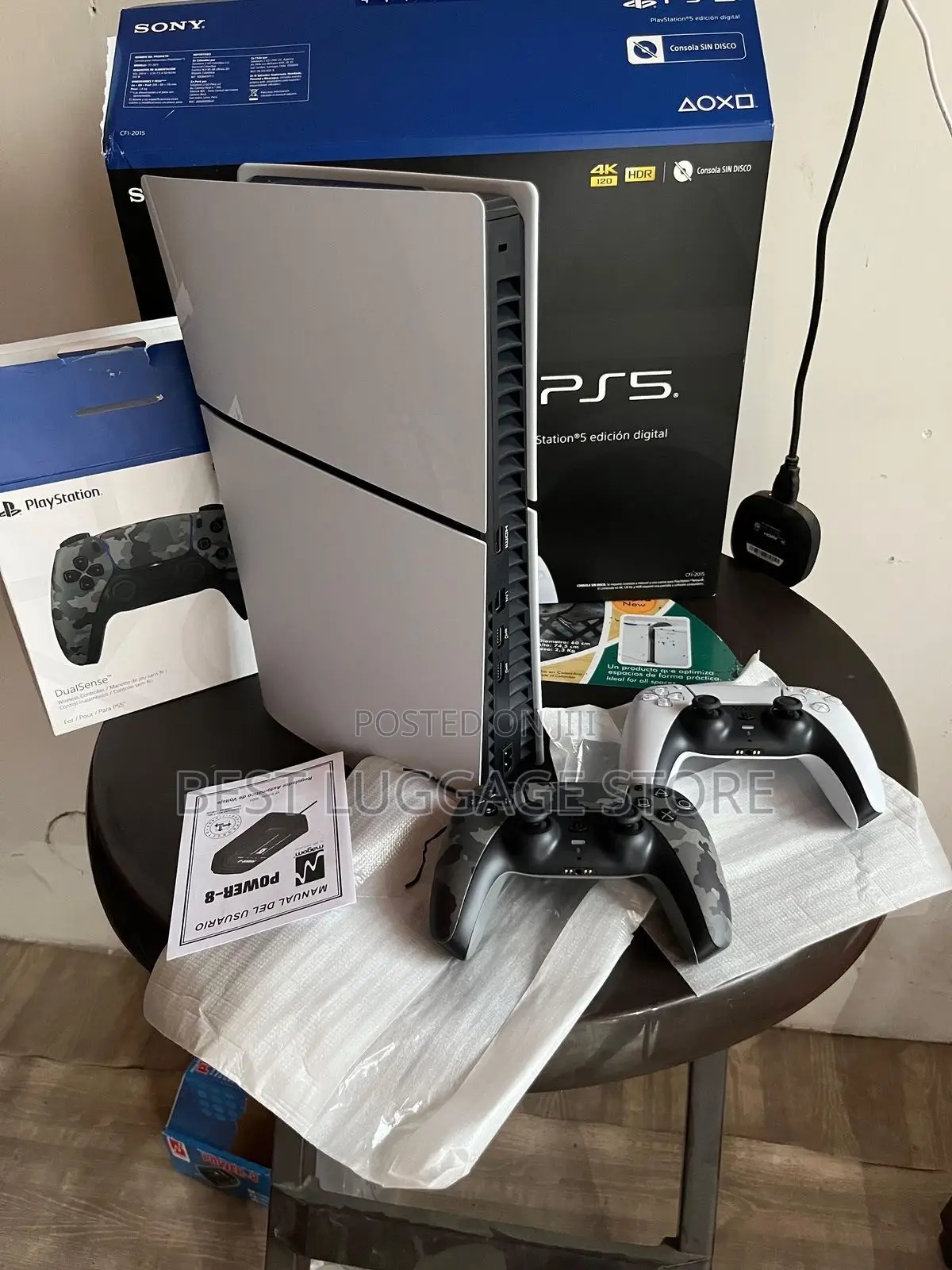 Preowned PS5 Slim ITB With Box and Two Controllers
