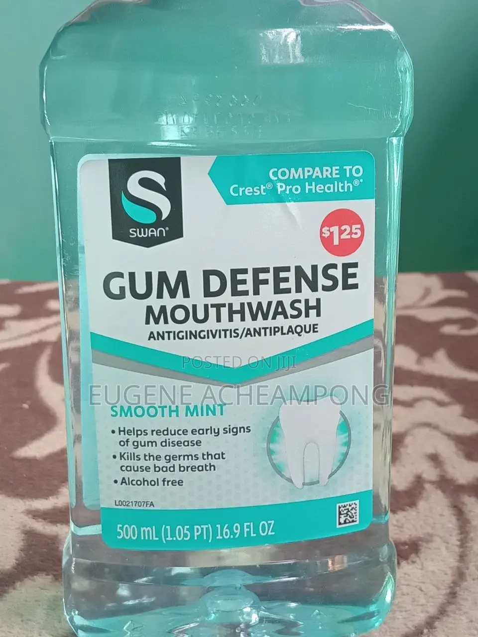 Swan Gum Defense Mouthwash Anti Gingivitis/Anti Plaque (500ml))
