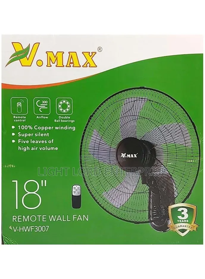 V-HWF3007Fan: 18inches Vmall Mount Fan