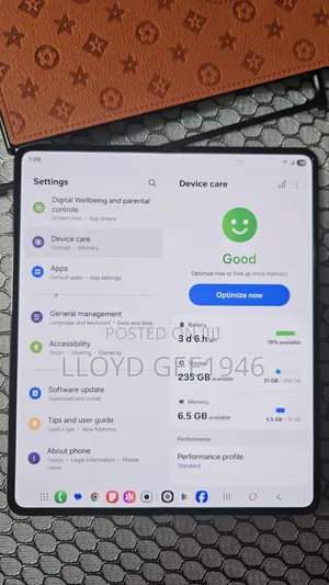 Samsung Galaxy Z Fold4 256 GB Black