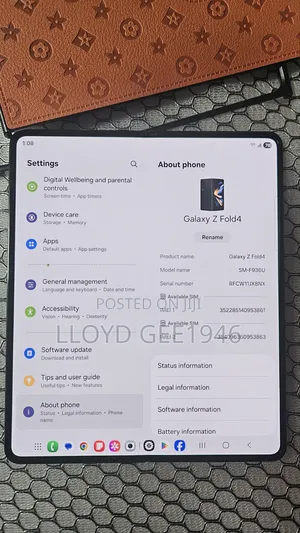 Samsung Galaxy Z Fold4 256 GB Black