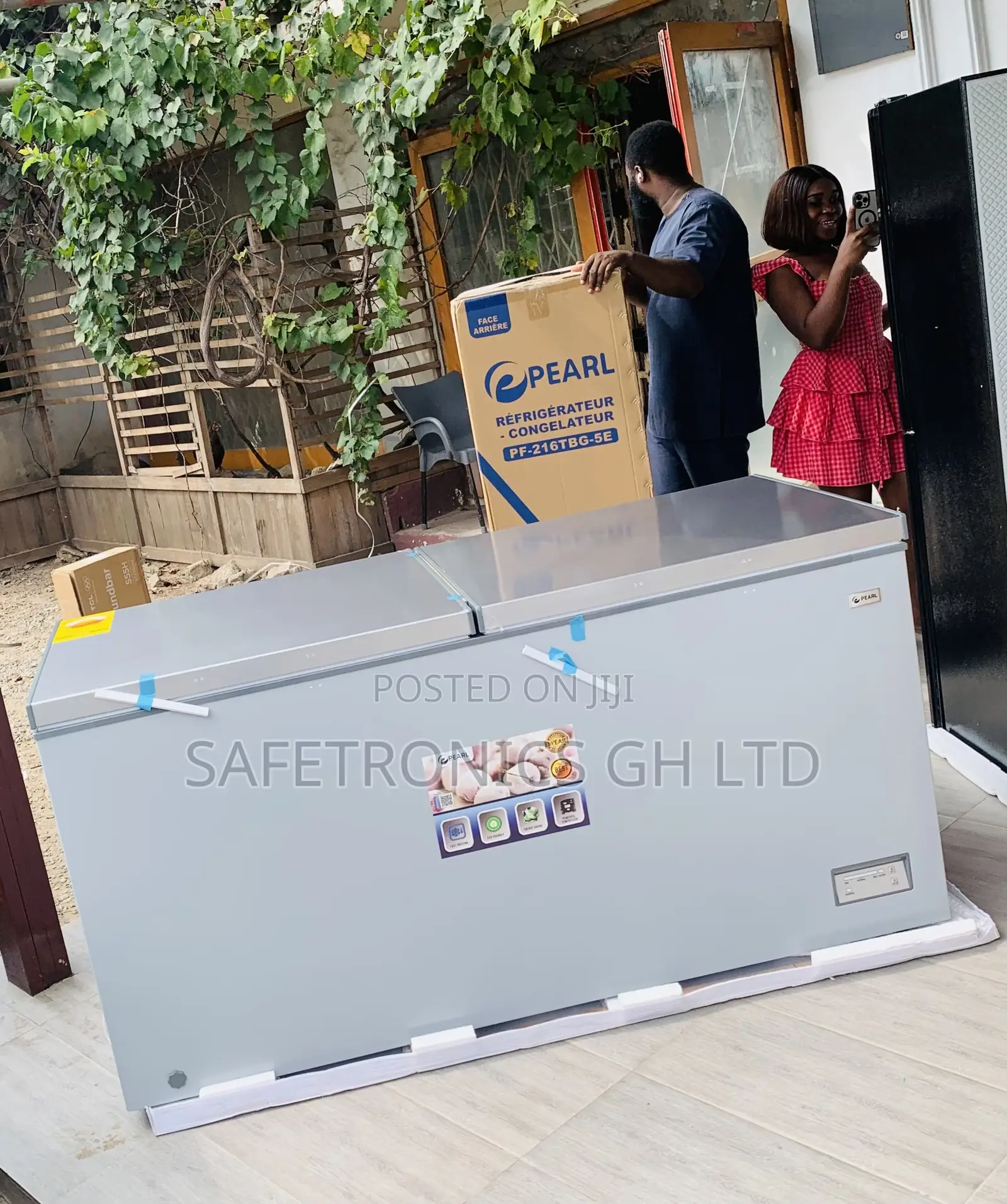 Your Perfect Grey 2 Doors Pearl PCF-6040 508 Liters Freezer