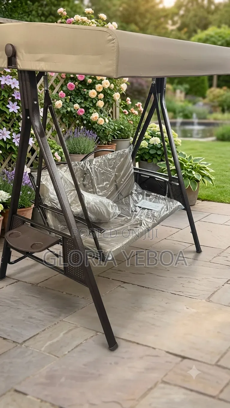 3-Seater Outdoor Canopy Swing Chair