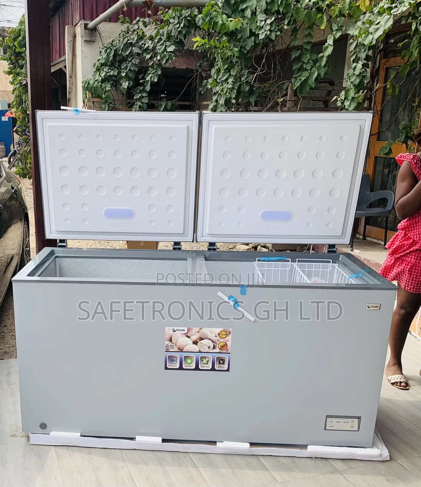 Shop Reliable 508 Liters Grey 2 Doors PCF-6040 Pearl Freezer