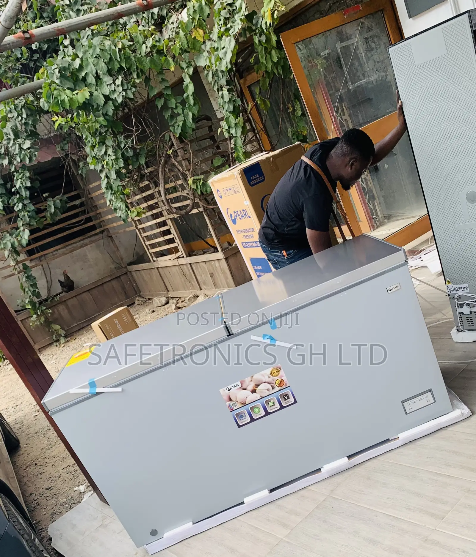 Upgrade Your Kitchen With 508L 2 Doors Pearl PCF-6040 Grey Freezer